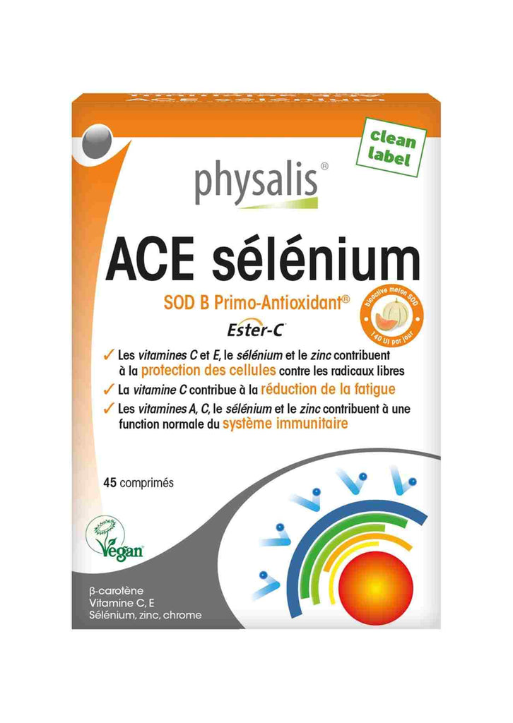 PHYSALIS ACE SELENIUM 45 COMPRIMÉS