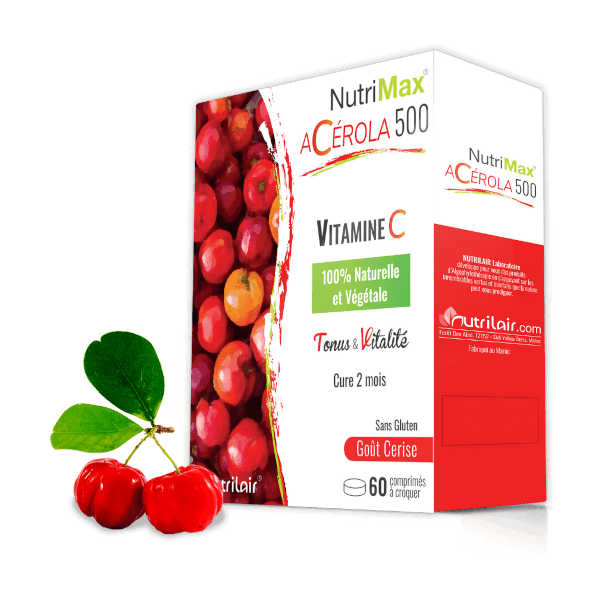 NUTRIMAX Acérola 500 60 COMPRIMÉS