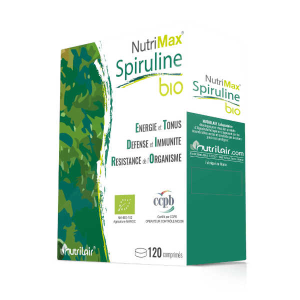 NUTRIMAX SPIRULINE BIO 120 COMPRIMÉS