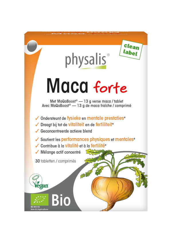 PHYSALIS MACA FORTE BIO 30 COMPRIMÉS