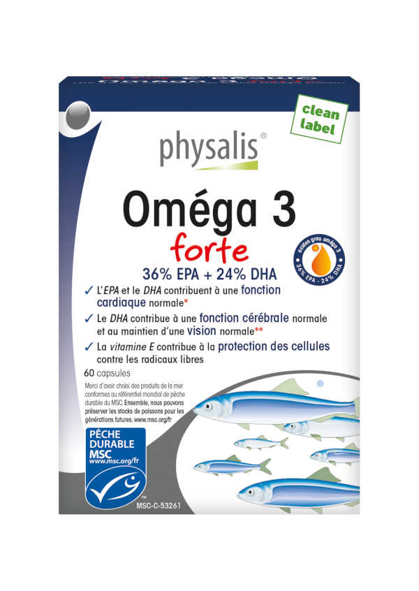 PHYSALIS OMEGA 3 FORTE 60 GÉLULES