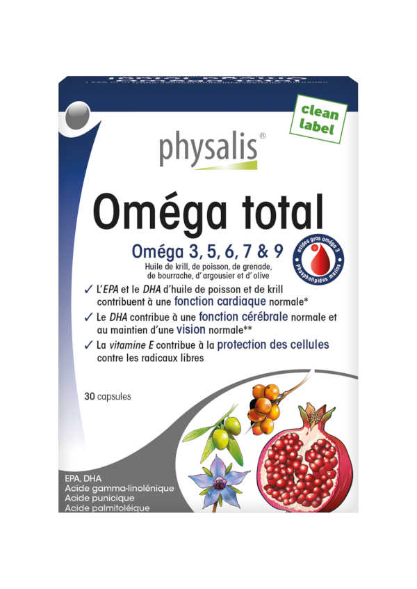 PHYSALIS OMÉGA TOTAL 30 SOFTGELS