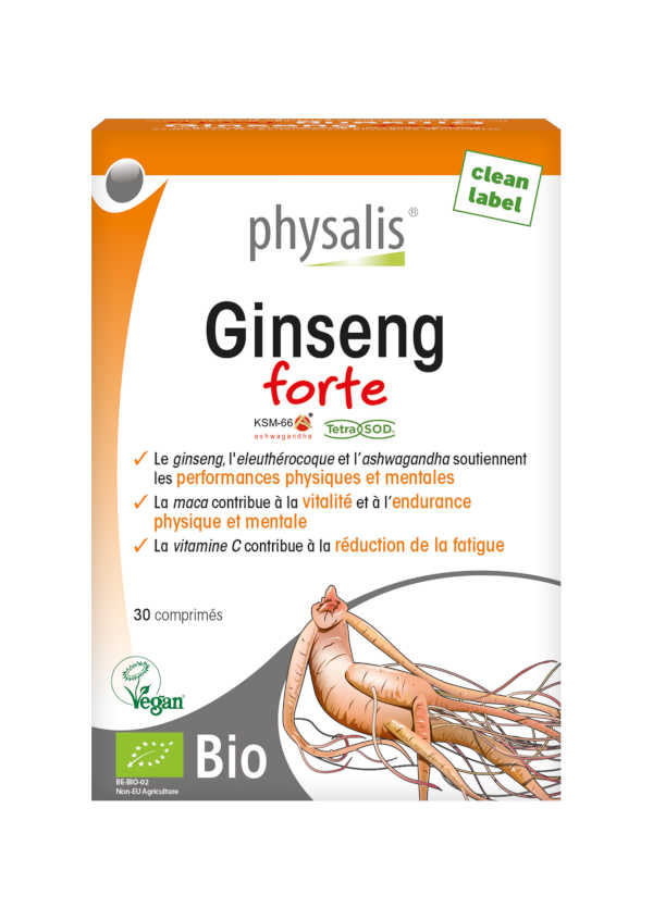 PHYSALIS GINSENG FORTE BIO 30 COMPRIMÉS